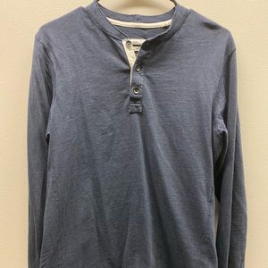 Rag & bone Henley dark navy blue